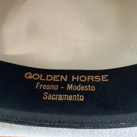 Vintage MEN'S COWBOY GREY FELT HAT, 7 1/4 - Picture 3 of 12